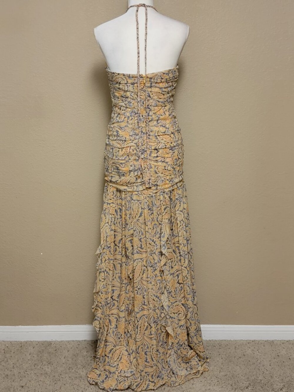 Veronica Beard Lucine Paisley Silk Gown - Picture 4 of 16